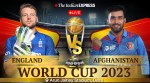 World Cup 2023 Live Score: England vs Afghanistan Live Cricket Score, ENG vs AFG World Cup 2023 13h Match Scorecard Updates from Arun Jaitley Stadium, Delhi