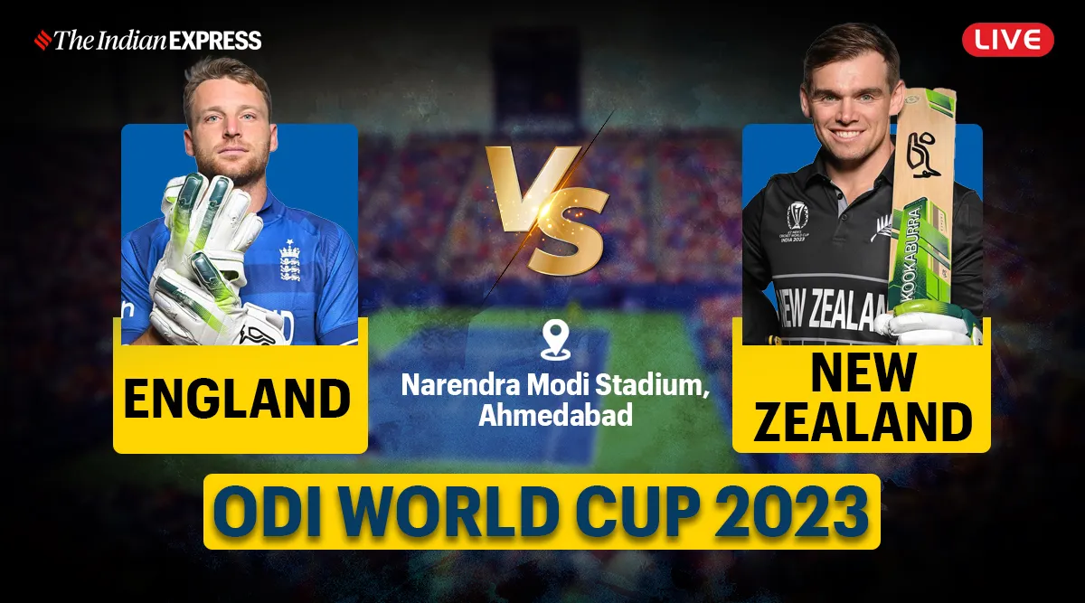 England vs New Zealand Live Score, World Cup 2023 Tom Latham wins the