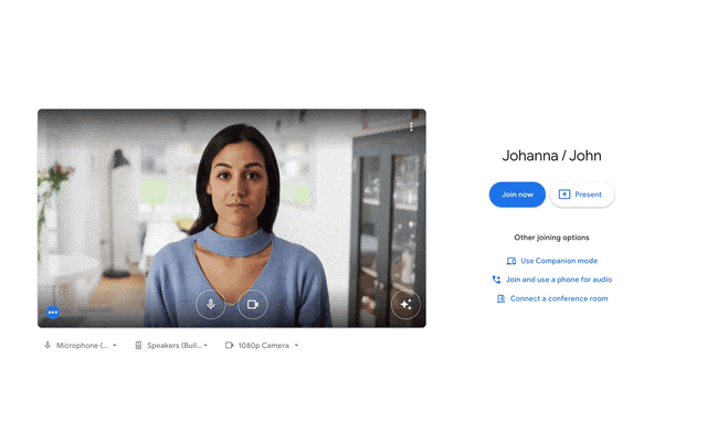 Google Meet 1080p