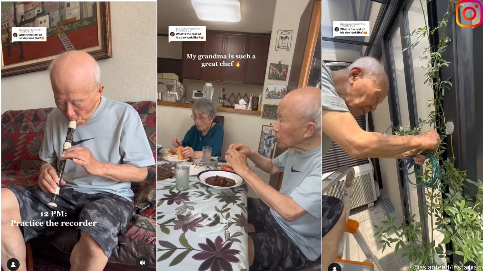 Here’s how this 95-year-old Japanese man spends his day