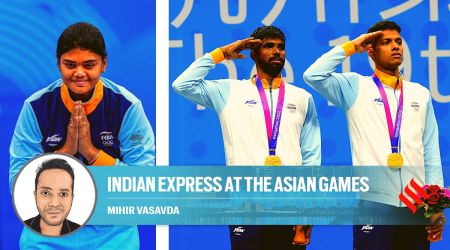 (LEFT) Archer Jyothi Surekha Vennam; (RIGHT) Satwiksairaj Rankireddy and Chirag Shetty.