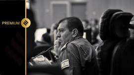 Gen. Aharon Haliva, the head of the Israeli Defense Forces’s Military Intelligence Directorate, at a military base in Tel Aviv on May 21, 2021. (Dan Balilty/The New York Times)