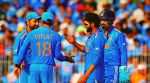 India's Ravindra Jadeja celebrates with teammates the wicket of Australia's batter Alex Carey during the ICC Men's Cricket World Cup match between India and Australia, at the MA Chidambaram Stadium, in Chennai, Sunday, Oct. 8, 2023. (PTI Photo)