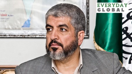 Hamas leader Khaled Mashal.