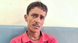 man threw stones on AC local train, POLICE arrested man, indian express news