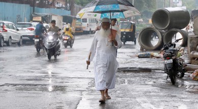 Mumbai rainfall, Mumbai rains, June-Sept rainfall, Mumbai rain news, IMD mumbai rain prediction, monsoon rain, peak monsoon rainfall, India Meteorological Department, indian express news