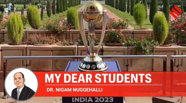 My dear students, I realised that in the post IPL world, almost everything can be converted into entertainment.