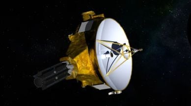 Artist's rendering of the New Horizons spacecraft
