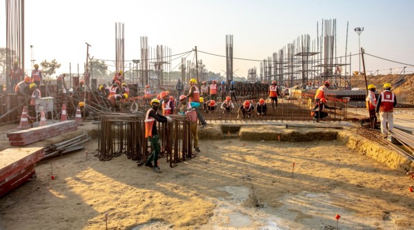Jewar Airport constriction status report, Noida mega project detail, passenger terminal buildings, electrical substations, civil engineer Harpal Singh, Zurich Airport International, International Air Transport Association, indian express news