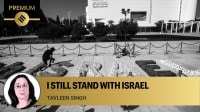 tavleen singh on why she still supports israel