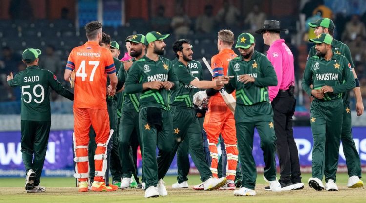 Pakistan Vs Netherlands World Cup 2023 Highlights Haris Rauf Takes 3 As Pak Bundle Out Ned For 4777