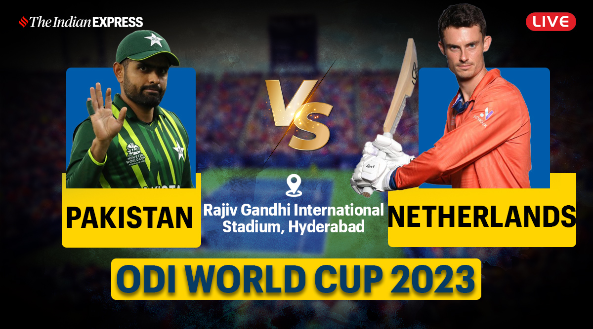 Pakistan Vs Netherlands Live Score World Cup 2023 Babar Azam And Co Kickstart Campaign In 7153