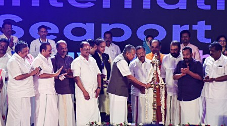 Pinarayi Vijayan, kerala, Inauguration of Vizhinjam International Seaport Ltd, indian express