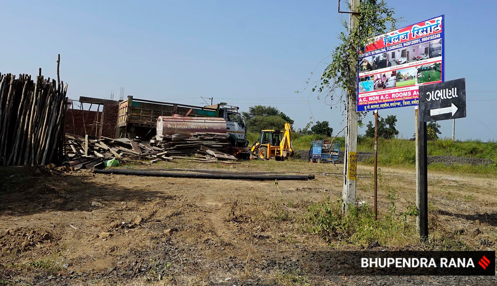 luxury hotel being constructed in Ekta Nagar