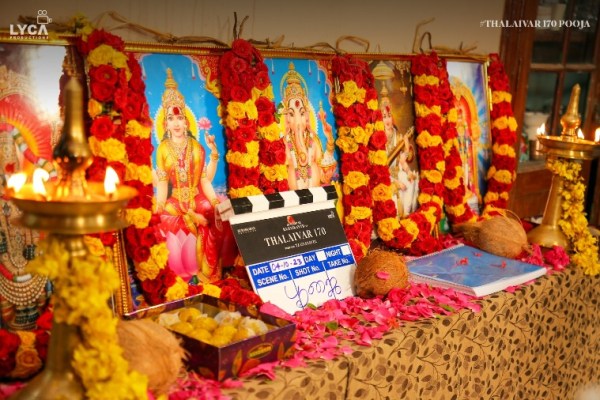 Stills from Thalaivar 170 first day shoot