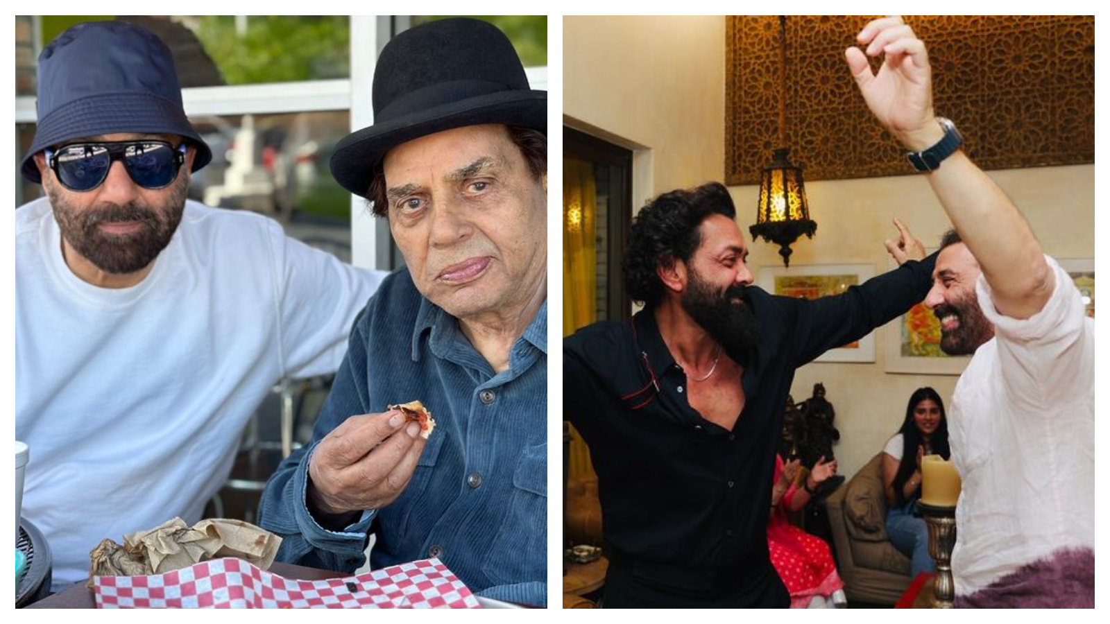 Step inside Dharmendra's home as Sunny Deol, Bobby Deol dance together:  Here's how Gadar actor's family wished him on birthday | Bollywood News -  The Indian Express