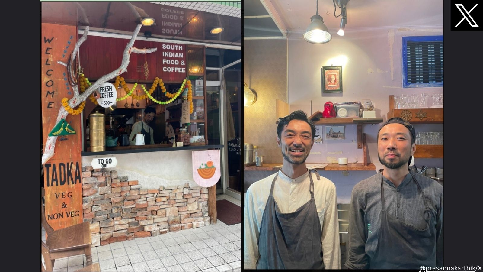 This South Indian restaurant serving authentic dosa and idli in Kyoto is  run by 2 Japanese men