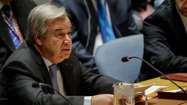 Antonio Guterres, UN chief Antonio Guterres, Hamas Israel conflict, Benjamin Netanyahu, Gaza Palestine, Israel and Palestine, Israel Palestine conflict, Israel Palestine relations, Israel-Palestine talks, Palestine-Israel relations, India news, Indian express, Indian express India news, Indian express India