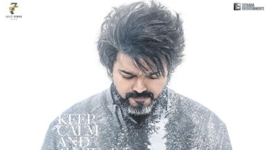 Vijay in Leo poster