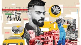 There is a certain kind of brashness in West Delhi, where Virat Kohli comes from. (Illustration by Suvajit Dey)