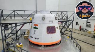 An unpressurised version of the crew module for ISRO's Gaganyaan mission.