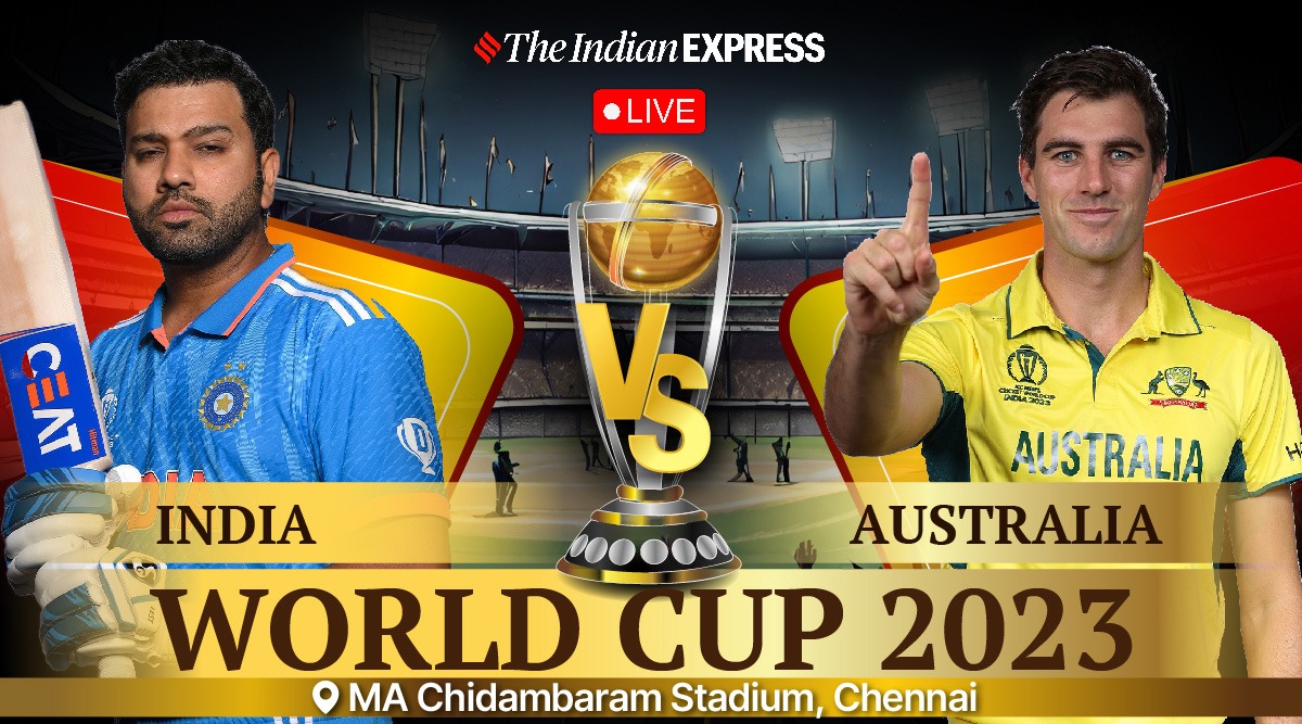 India vs Australia Live Score, World Cup 2023 Kuldeep Yadav breaks the