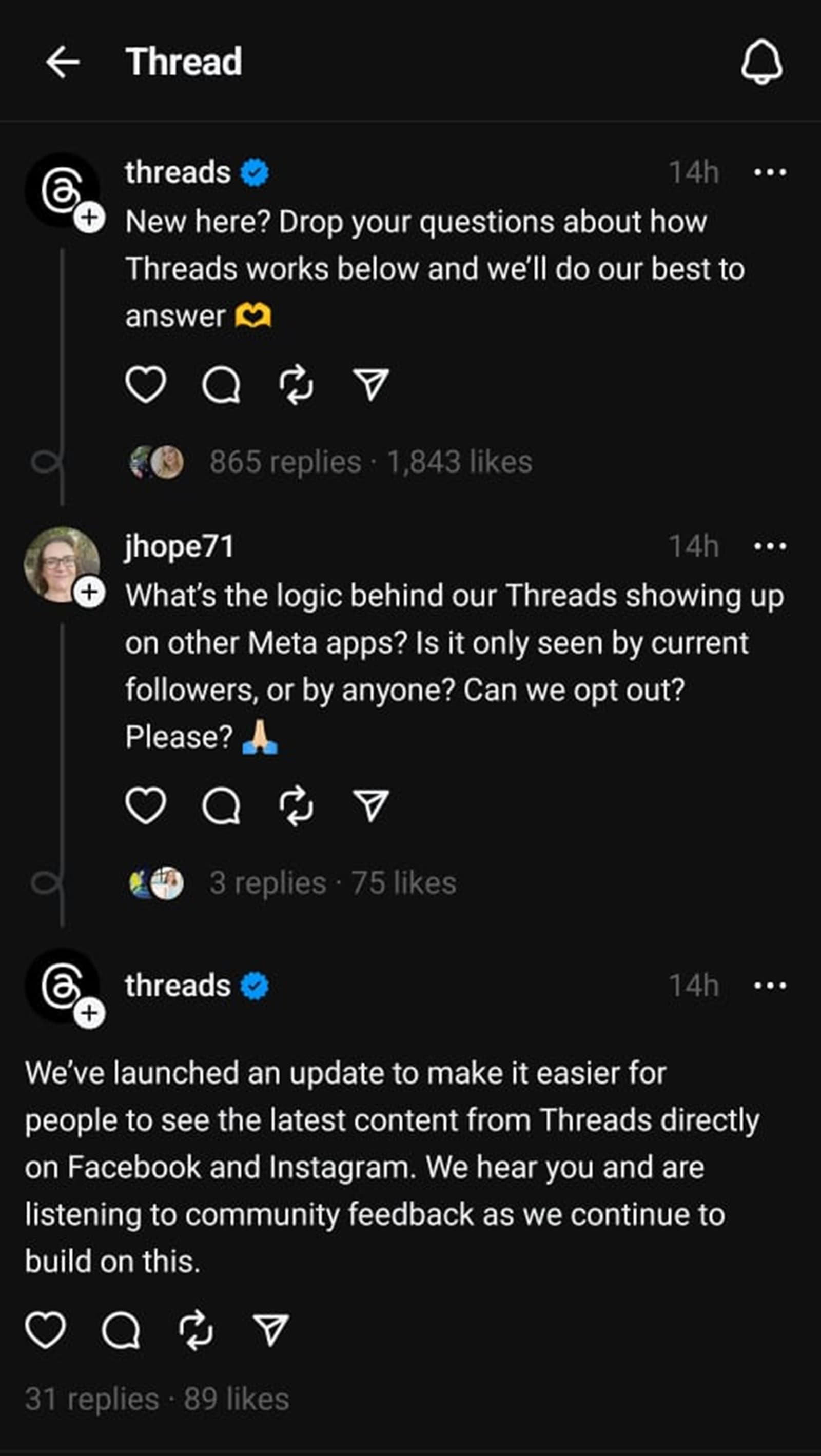 Threads Posts 