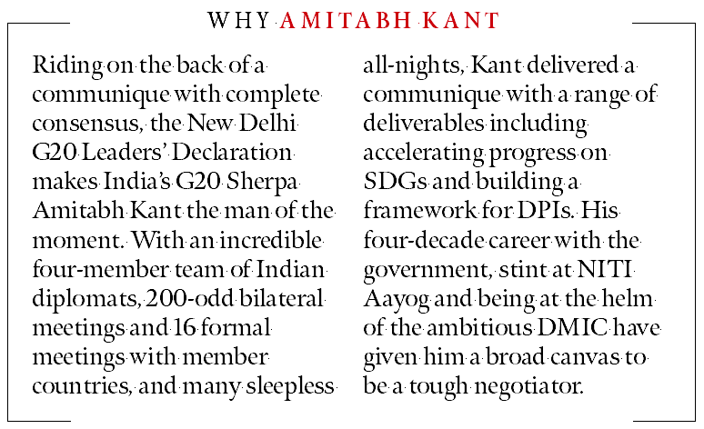 India’s G20 Sherpa Amitabh Kant. (Express photo by Gajendra Yadav)