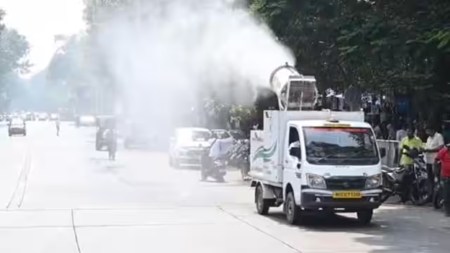 Mumbai air pollution, ban on garbage burning, BMC guidelines on air pollution, air pollution check, Brihanmumbai Municipal Corporation, BMC air pollution check, Mumbai’s Air Quality Index, indian express news