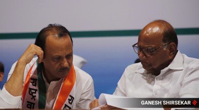 After Ajit Pawar’s rebellion, Sharad Pawar had barred his supporters from using his photographs on banners and posters.