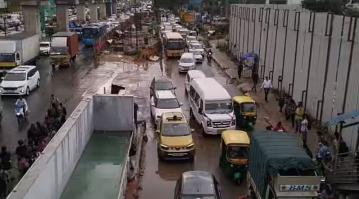 Bengaluru Traffic congestion witnesses a dip at KR Puram Junction