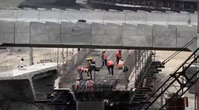 Delhi, delhi news, barapullah flyover, delhi flyover, mayur vihar, sarai kale khan, Arvind Kejriwal, Delhi Commuters, signal-free connectivity to South Delhi, indian express news