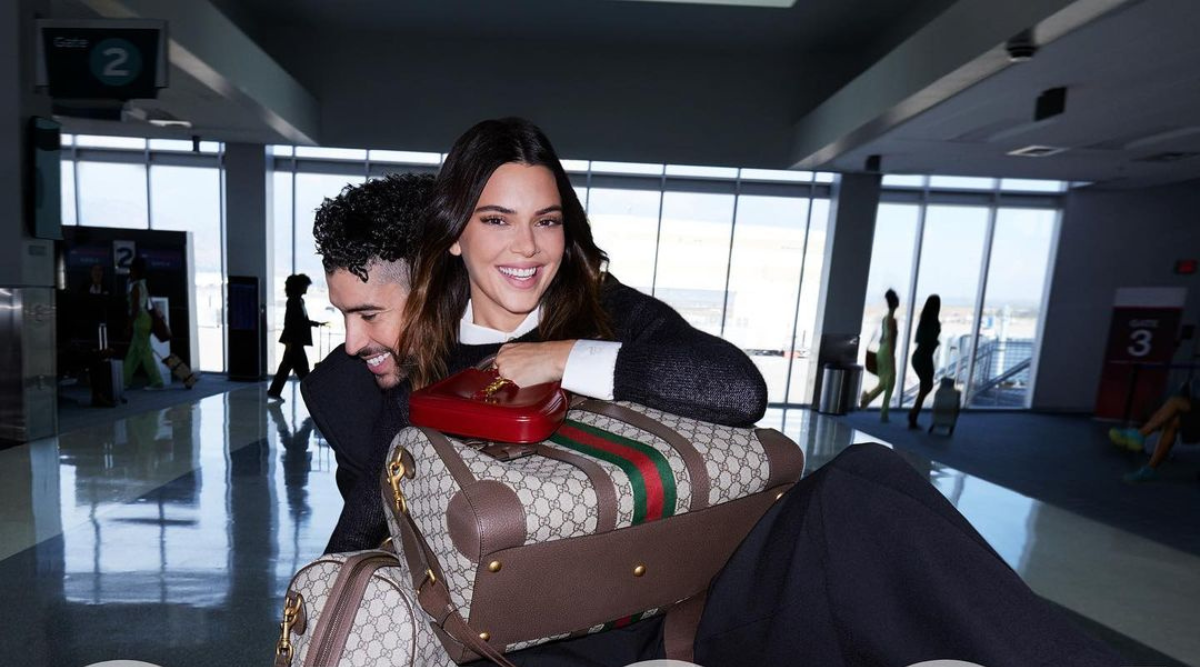 Kendall Jenner And Bad Bunny's Chemistry Is Star Of Gucci's Campaign