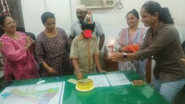 Mumbai Police celebrates birthday, boy upset over no birthday cake, Mumbai police treaced birthday boy, idian express news