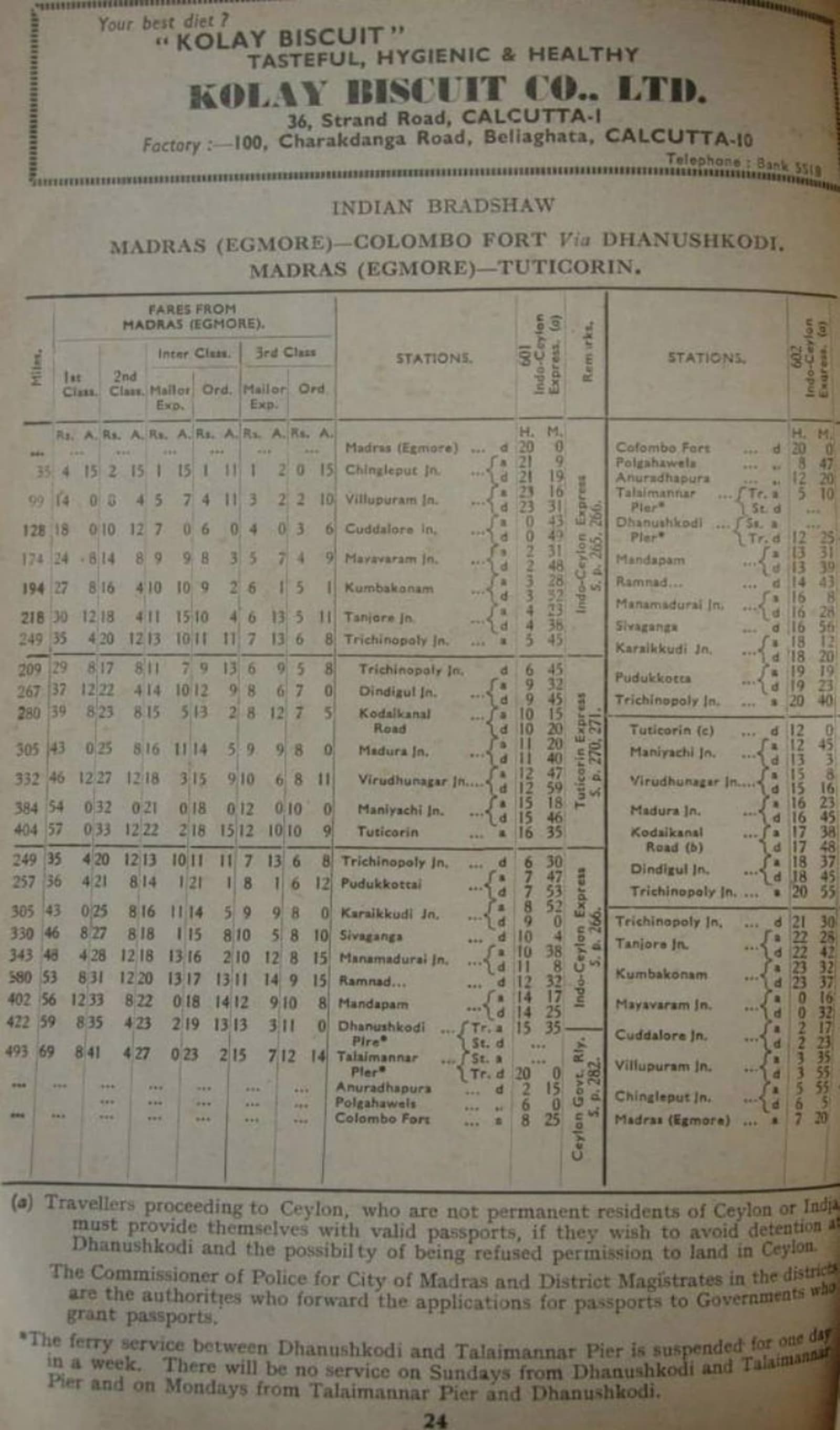 boat mail fares