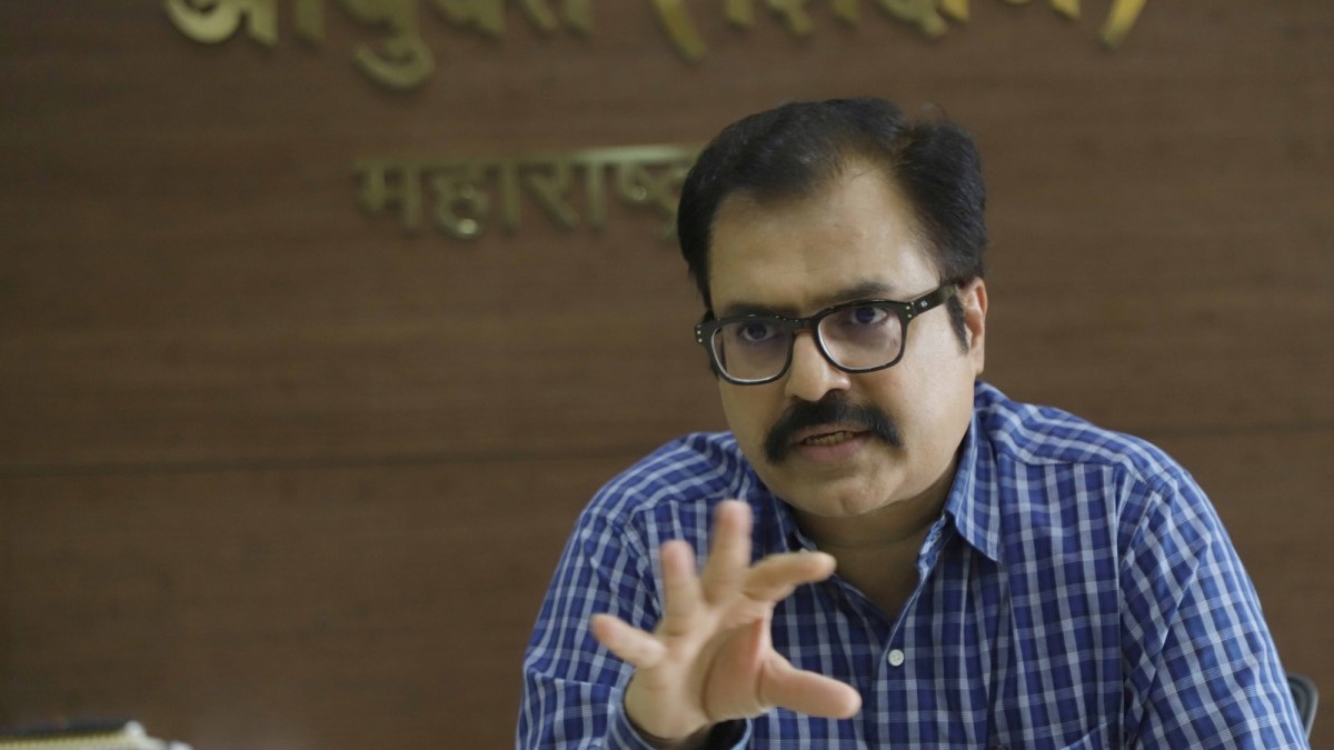 State Education Commissioner Suraj Mandhare at his Pune office