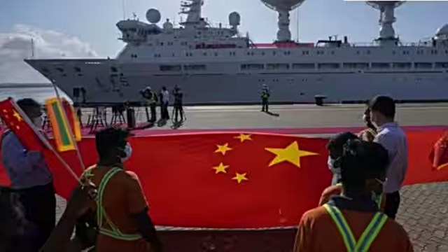 chinese research ship, chinese port