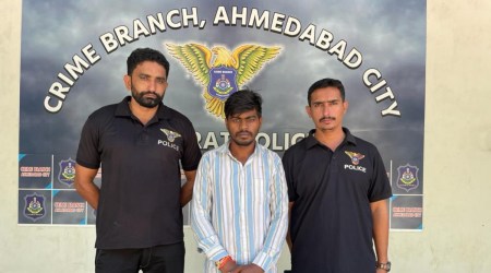 India-Pakistan World Cup, India-Pakistan match, bomb threat, Rajkot district, Gujarat news, indian express news