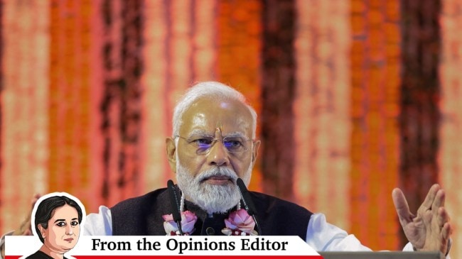 narendra modi, pm modi, rath prabharis, New Welfarism,Viksit Bharat Sankalp Yatra, sankalp yatra pm modi, indian express news