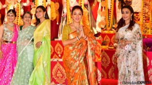 durga puja, celeb fashion