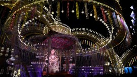 durga puja, durga puja pandal