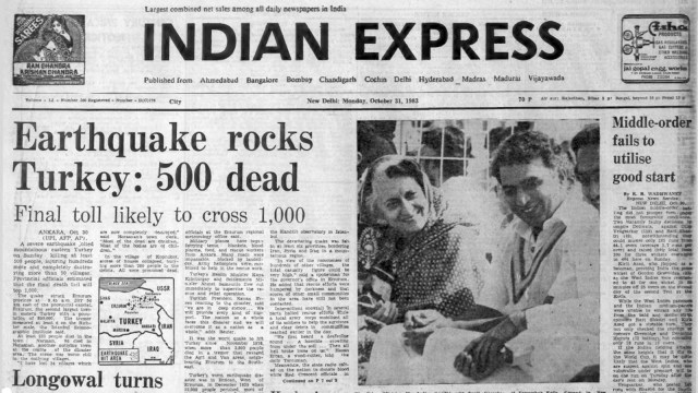 Turkey Earthquake, Forty Years Ago, Turkey earthquake killing, India dissapoints, Indian middle-order batting, West Indies, Ferozshah Kotla stadium in New Delhi, Boundary talks, indian express news