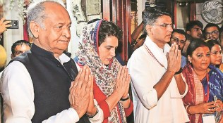 Priyanka Gandhi, religion and caste issue, 2023 Lok Sabha elections, Ashok Gehlot, use of emotive issues, BJP poll promises, indian express news