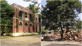 Vijay Hazare residence demolition, Captain Vijay Hazare, Pushpakoot demolition, Gujarat hc, stay on Pushpakoot demolition, Gujarat red-bricked Pushpakoot, Gujarat iconic bungalow, indian express news
