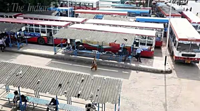GSRTC buses, gujarat government, indian express