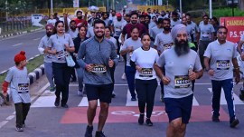 Punjab Half Marathon, run against drug abuse, chandigarh drug abuse, chandigarh drug menance, indian express news