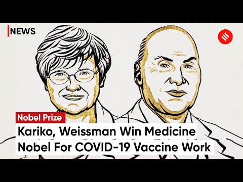 Nobel prize for medicine goes to kariko weissman for covid 19 vaccine