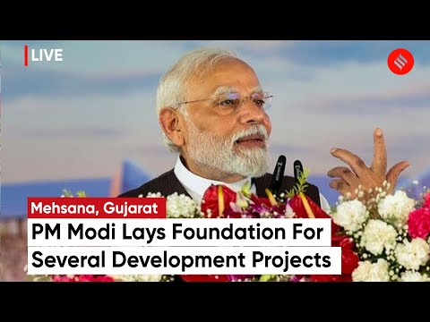 Pm Modi Gujarat Visit Pm Narendra Modi Unveils Multiple Development ...