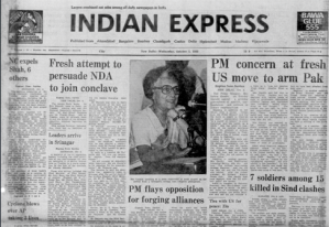 US army, Pakistan, Indira Gandhi, Forty Yers Ago, conflict and violence in India’s neighbourhood, Biju Patnaik met Atal Bihari Vajpayee, Charan Singh, NDA, indian express news