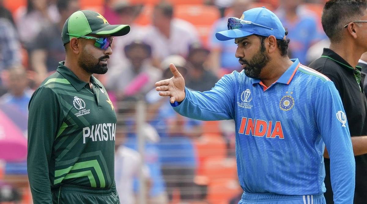 India Vs Pakistan Babar Azam Booed During Toss At Narendra Modi